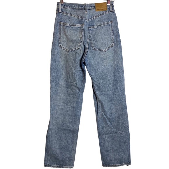 Denim Forum The Joni High Rise Loose Super High Waisted Loose Jeans Wide Leg 26 - Picture 3 of 16